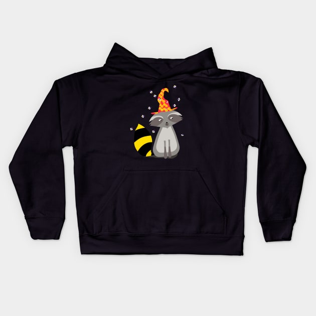 Racoon Kids Hoodie by streetillus